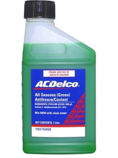 AC Delco All Seasons 1L Green Antifreeze Coolant 19375289 AC Delco - Micks Gone Bush