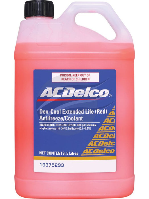 AC Delco Dex-Cool 5L Red Antifreeze 19375293 AC Delco - Micks Gone Bush