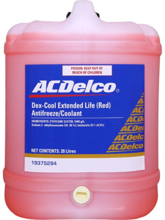 AC Delco Dex-Cool 20L Red Antifreeze 19375294 AC Delco - Micks Gone Bush