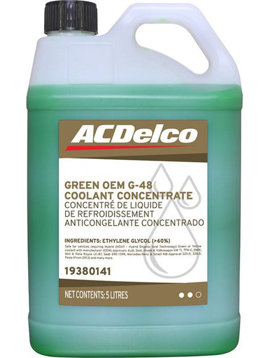 AC Delco Green OEM G48 Concentrated Coolant 5L 19380141 AC Delco - Micks Gone Bush