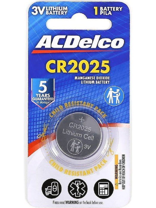 AC Delco Button Battery CR2025 Car Remote Battery 3V Lithium 19380193 AC Delco - Micks Gone Bush
