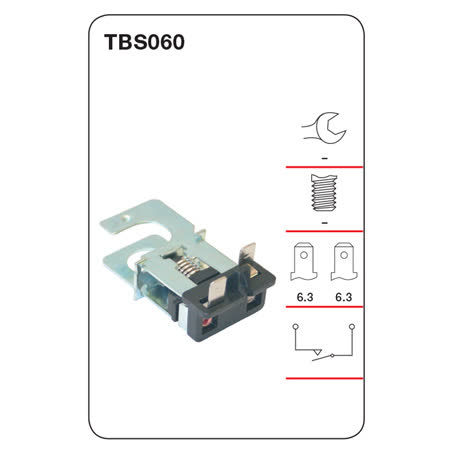 Tridon Stop Light Switch TBS060 Normally Open SWITCH TRIDON - Micks Gone Bush
