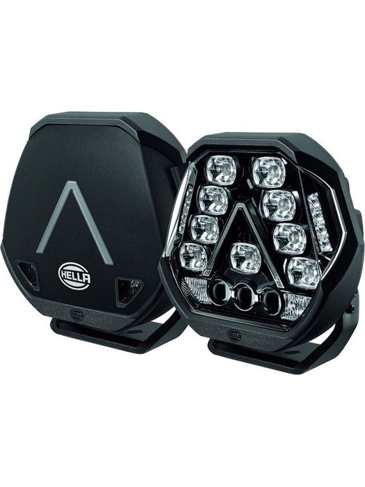 Hella 2 Pce LED 9In Driving Light Kit Features Drl & Park Light 1F0358228871 LED Lights Hella - Micks Gone Bush