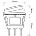 Narva Rocker Switch Off/on Spst Red LED 20A 12V Part No. 62039BL SWITCH NARVA - Micks Gone Bush
