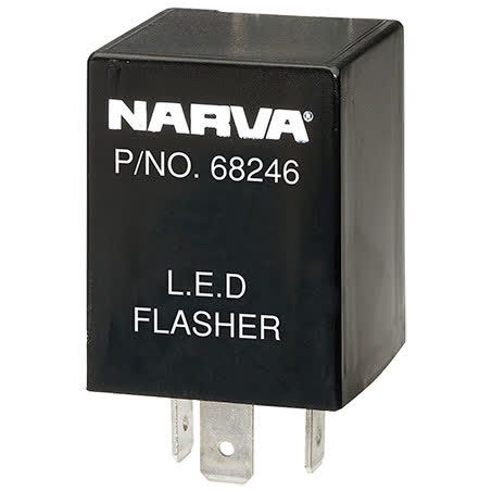 Narva Electronic LED Flasher 12V 3 Pin 68246BL FLASHER UNIT NARVA - Micks Gone Bush