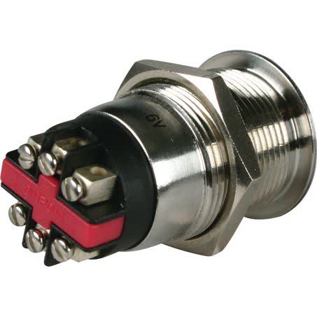 OEX Push Button Switch On/off Spst 12V Clear Illuminated 5A ACX3693BL SWITCH OEX - Micks Gone Bush