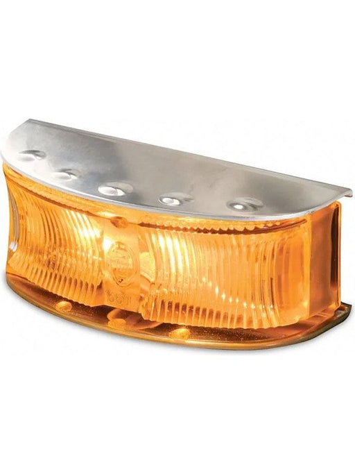 Hella Pack 4 Hd Amber LED Supp Side Direction Indicator Polished 2027PBULK Marker Light Assemblies Hella - Micks Gone Bush
