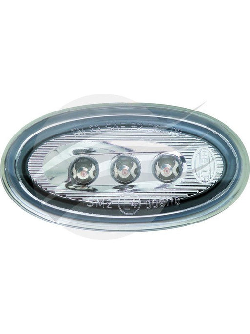 Hella LED S/Marker 12V(4Per) Silver 2035SET Hella - Micks Gone Bush