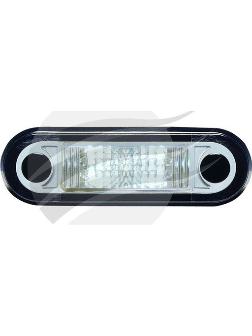 Hella LED Front Position Outline Lamp 8-28V White 0.5M Cable Flush Mount 2055 Hella - Micks Gone Bush