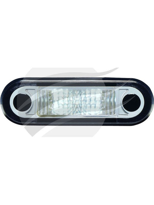 Hella LED Front Position Outline Lamp 8-28V White 0.5M Cable Flush Mount 2055 Hella - Micks Gone Bush