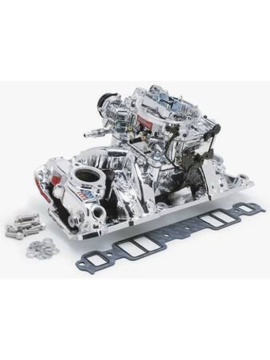 Edelbrock Carburettor & Manifold Combo Performer Manifold 800 cfm AVS2 C 2061 Edelbrock - Micks Gone Bush