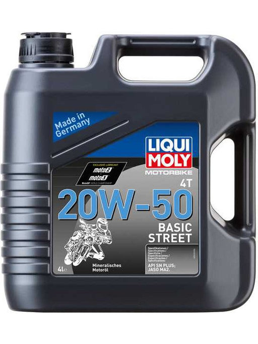 Liqui Moly Motorbike 4T 20W-50 Basic Street Motor Oil 4L 20729 Liqui Moly - Micks Gone Bush