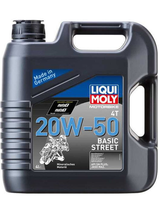 Liqui Moly Motorbike 4T 20W-50 Basic Street Motor Oil 4L 20729 Liqui Moly - Micks Gone Bush