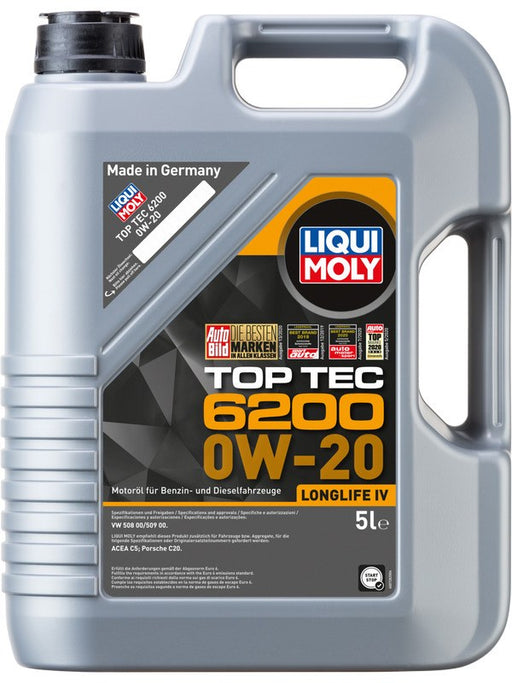 Liqui Moly Top Tec 6200 0W-20 5L 20789 Motor Oils Liqui Moly - Micks Gone Bush