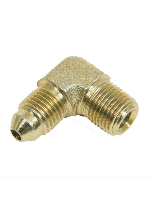 Wilwood Fitting 90 Degree -3 An Male To 1/8 In. Npt Steel Gold Irid 220-13125 Wilwood - Micks Gone Bush