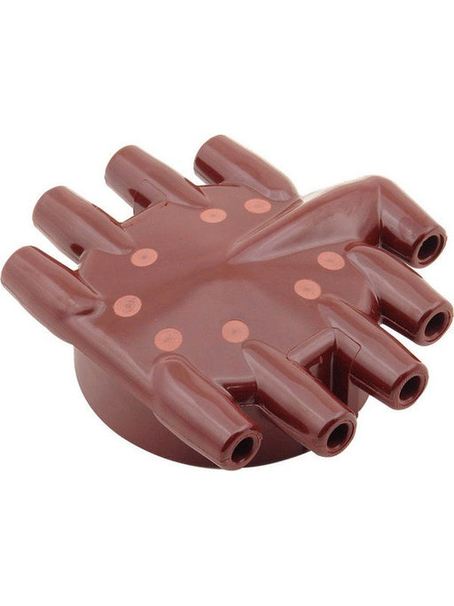 Mallory Distributor Cap Socket Style Terminals Clamp Down Red Non-Vented 221B Mallory - Micks Gone Bush