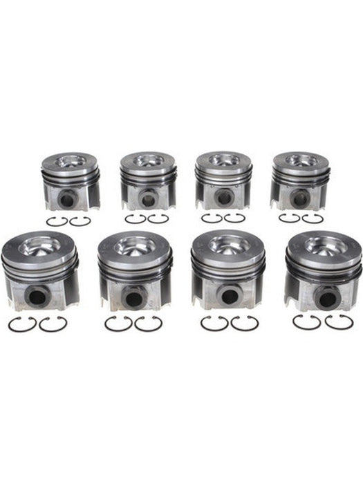Mahle Piston Set with Rings For Ford 6.0L Diesel Pack of 8 224-3503WR.020 Mahle - Micks Gone Bush