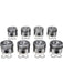 Mahle Piston Set with Rings For Ford 6.0L Diesel Pack of 8 224-3503WR.020 Mahle - Micks Gone Bush