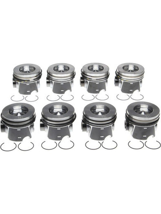 Mahle Piston Set with Rings For Ford 6.4L Diesel Pack of 8 224-3666WR-0.75MM Mahle - Micks Gone Bush