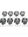 Mahle Piston Set with Rings For Ford 6.4L Diesel Pack of 8 224-3666WR-0.75MM Mahle - Micks Gone Bush