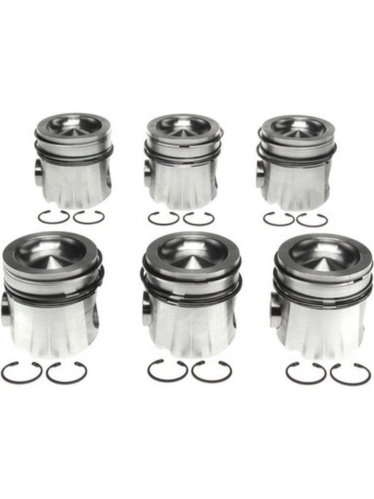 Mahle Piston Set with Rings For Dodge 5.9L Cummins Pack of 6 224-3673WR.040 Mahle - Micks Gone Bush