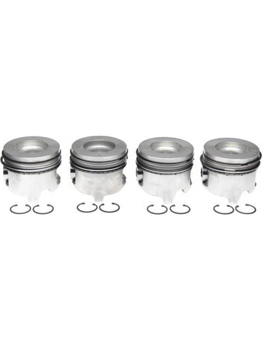 Mahle Piston Set w/Rings Fits GM 6.6L Duramax LH 4 Pack 2243451WR020 Pistons, Rings, Rods & Parts Mahle - Micks Gone Bush