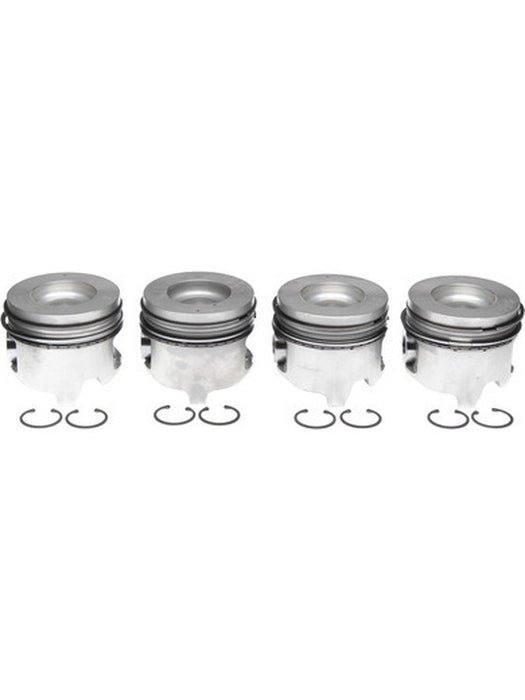 Mahle Piston Set w/Rings Fits GM 6.6L Duramax LH 4 Pack 2243451WR020 Pistons, Rings, Rods & Parts Mahle - Micks Gone Bush