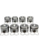 Mahle Piston Set w/Rings Fits Ford PowerStroke 6.4L Diesel 8 Pack 2243666WR Pistons, Rings, Rods & Parts Mahle - Micks Gone Bush