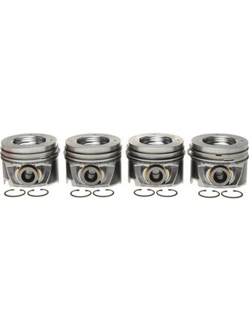 Mahle Piston Set w/Rings 4.055in Fits GM 6.6L Duramax LH 4 Pack 2243708WR Pistons, Rings, Rods & Parts Mahle - Micks Gone Bush