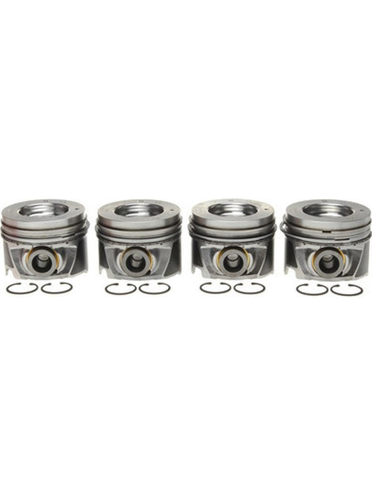 Mahle Piston Set w/Rings 4.055in Fits GM 6.6L Duramax LH 4 Pack 2243708WR Pistons, Rings, Rods & Parts Mahle - Micks Gone Bush