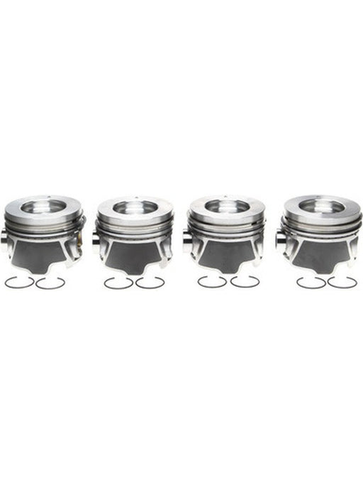 Mahle Piston Set w/Rings 4.055in Fits GM 6.6L Duramax RH 4 Pack 2243709WR Pistons, Rings, Rods & Parts Mahle - Micks Gone Bush