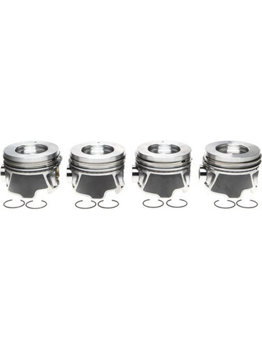 Mahle Piston Set w/Rings 4.055in Fits GM 6.6L Duramax RH 4 Pack 2243709WR Pistons, Rings, Rods & Parts Mahle - Micks Gone Bush