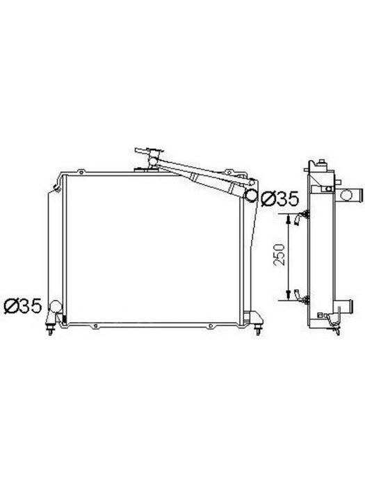 Jayrad Radiator JR2133J Jayrad - Micks Gone Bush