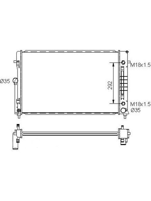 Jayrad Radiator JR1055V Jayrad - Micks Gone Bush