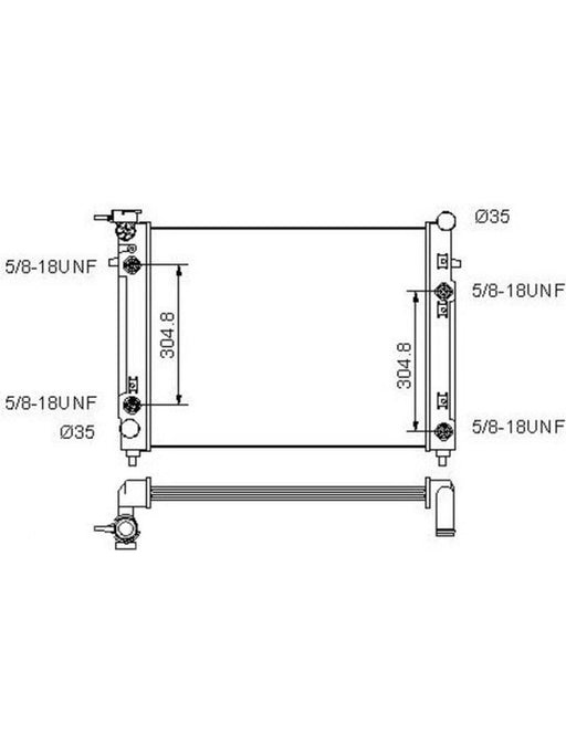 Jayrad Radiator JR1016J Jayrad - Micks Gone Bush