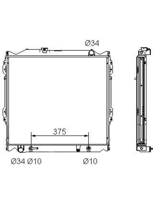 Jayrad Radiator JR2055J Jayrad - Micks Gone Bush