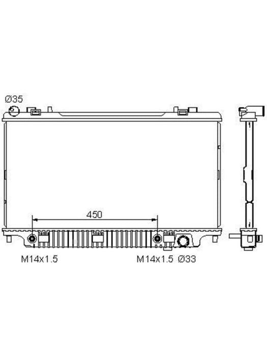 Jayrad Radiator JR1072J Jayrad - Micks Gone Bush