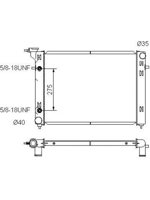 Jayrad Radiator JR1027J Jayrad - Micks Gone Bush