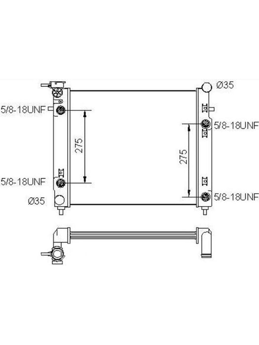 Jayrad Radiator A/T JR1013J Jayrad - Micks Gone Bush