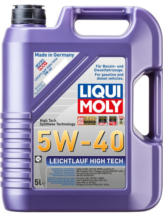 Liqui Moly Leichtlauf High Tech 5W-40 5L 2328 Liqui Moly - Micks Gone Bush