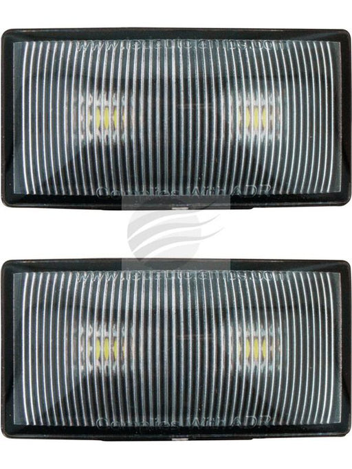 2 LED Front End White Outline Marker Lamp - Autolamps 5025WM2 Marker Light Assemblies Autolamps LED    - Micks Gone Bush