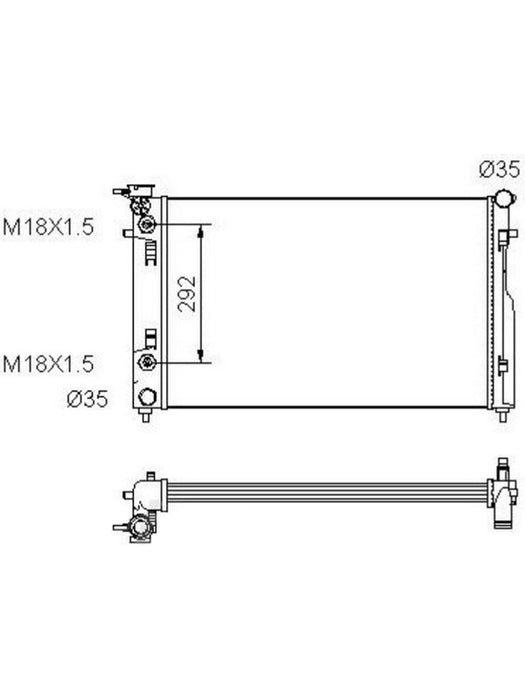 Jayrad Radiator JR1041J Jayrad - Micks Gone Bush