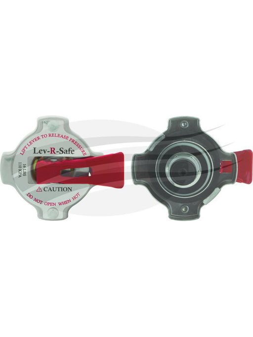 Jayrad Radiator Cap Lever 16Psi 110Kpa Stainless Top Brass Shaft 45mm RC2952 Jayrad - Micks Gone Bush