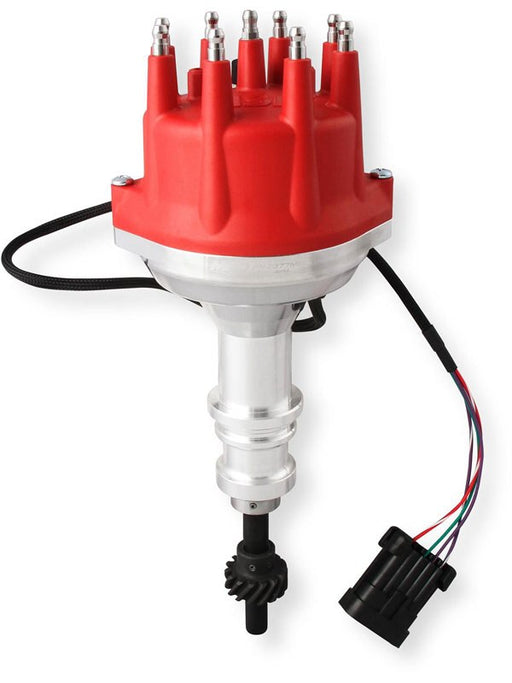 MSD Distributor Pro-Billet Dual Sync EFI Red Cap Natural Ford 2377MSD MSD - Micks Gone Bush