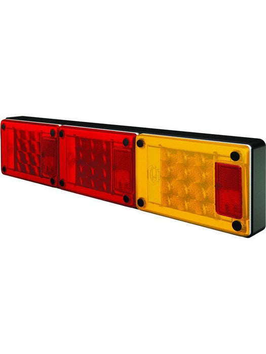 Hella Jumbo LED Triple Combo Lamp 12/24V Stop/Tail/Indicator 2M Lead 2430 Hella - Micks Gone Bush
