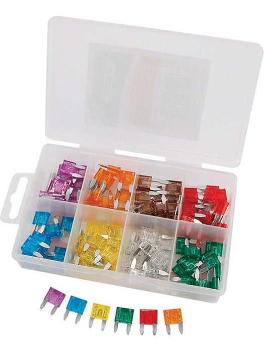 Draper Tools Mini Automotive Plug-In Fuse Assortment 100 Piece 24311 Draper Tools - Micks Gone Bush