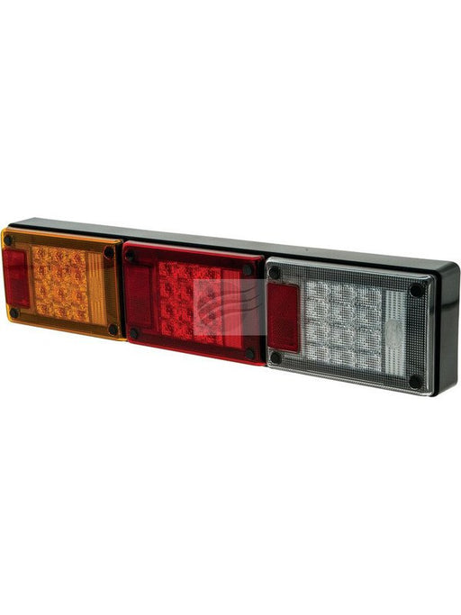Hella Jumbo LED Triple Combo Lamp 12/24V Stop/Tail/Ind/Reverse 2M Lead 2431 Hella - Micks Gone Bush