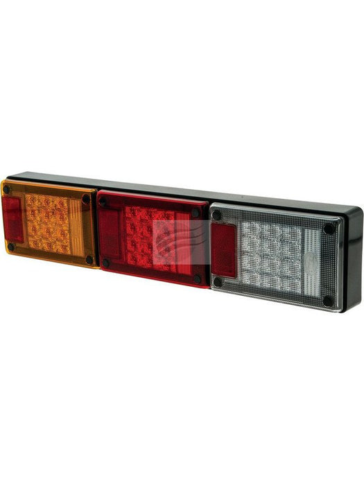 Hella Jumbo LED Triple Combo Lamp 12/24V Stop/Tail/Ind/Reverse 2M Lead 2431 Hella - Micks Gone Bush