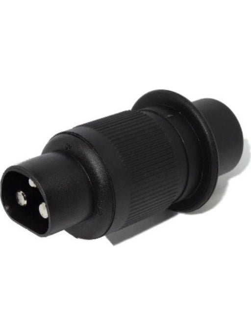 Cobo 3 Pin Small Round Plastic Plug 12/24V 2X 25Amp 1X 5Amp 25.036.200.01 Others Cobo - Micks Gone Bush