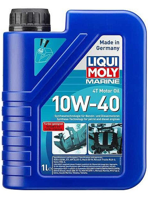 Liqui Moly High Performance Marine 4T Motor Oil 10W-40 1L 25012 Liqui Moly - Micks Gone Bush
